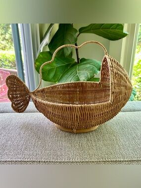 Coastal Rattan Woven Fish Basket - Threshold - Target 2025
